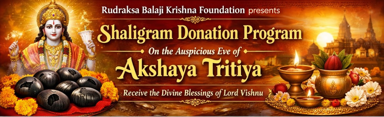 Shaligram Donation Program on the Auspicious Eve of Akshaya Tritiya